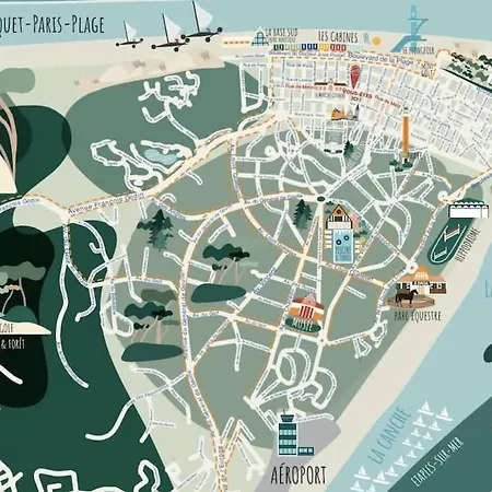 Au Touquet - 65m2 Proche De La Et Du Marche *